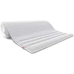 bett1 BODYGUARD Topper 180x200 cm - Matratzenauflage mit extra weicher Kaltschaum-Oberfläche, ergonomischen Zonen für optimale Druckentlastung und zwei atmungsaktiven Bezügen für besten Schlafkomfort.
