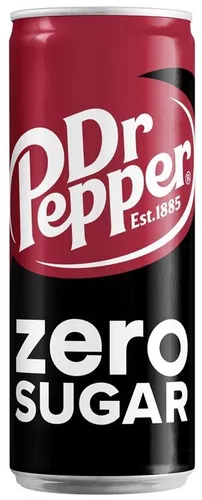 Dr. Pepper Zero - Zuckerfreier Softdrink im 24er Pack - Softdrink, ideal für Diabetiker und gesundheitsbewusste Genießer, 24 x 0,33 Liter Dosen für den perfekten Genuss ohne Zucker