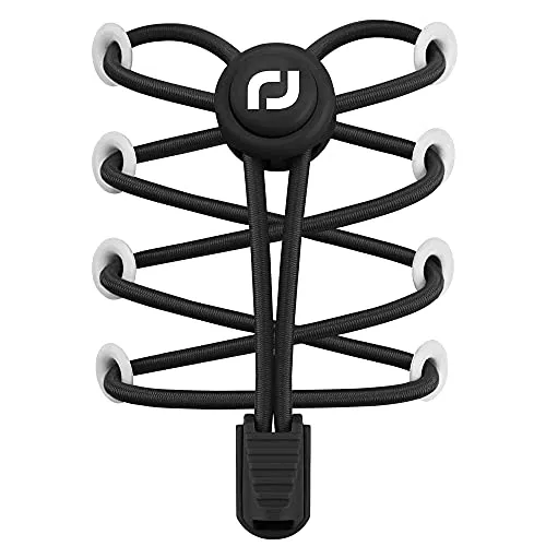 RJ-Sport Elastische Schnürsenkel mit Schnellverschluss – Komfort und Halt für Sportler (Schwarz) - Erleben Sie nie wieder das Binden von Schnürsenkeln! Unsere elastischen Schnürsenkel bieten perfekten Sitz und starken Halt, ideal für Sportler und aktive Menschen. Schnell und einfach zu installieren – für Kinder und Erwachsene.