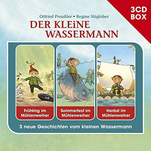 Der Kleine Wassermann - 3-CD Hörspielbox - Hörbücher mit zauberhaften Abenteuern des kleinen Wassermanns, ideal für Kinder und Familienunterhaltung.