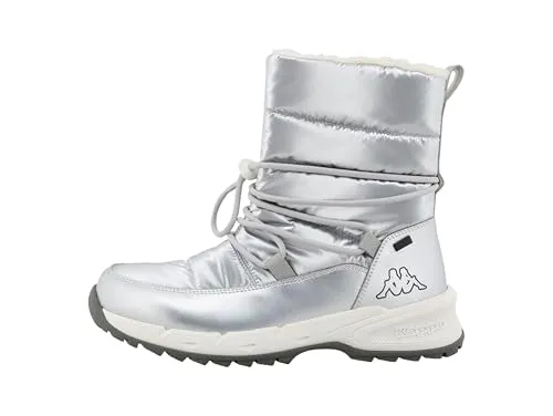 Kappa Damen 15K0122001 Stiefelette, Silver, 38 EU - Stylische Stiefelette für Damen in Silber, ideal für kalte Tage. Mit warmem Innenfutter für hohen Tragekomfort.