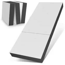 ELONEO Klappmatratze 15 cm Hoch mit Visko-Mineralschaum - Matratzen für optimalen Schlafkomfort, faltbar und atmungsaktiv mit 4 cm Visko-Memory-Foam und 11 cm Kaltschaum, ideal für Bauch-, Rücken- und Seitenschläfer.