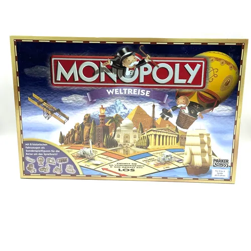 🎲 Monopoly Weltreise 🎲 Parker Brettspiel NEU IN FOLIE !! - Gesellschaftsspiel