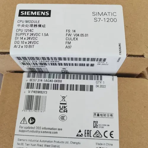 Siemens Simatic S7-1200 CPU 1214C DC/DC/DC - SPS-Prozessoren, leistungsstarke und kompakte CPU für flexible Automatisierungslösungen in der Industrie.