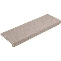 vidaXL Teppich Treppenstufen 15 STK. - Faltbare Stufenmatten mit Klebebändern - Stufenmatten für sicheren Halt und stilvolle Akzente, ideal zum Schutz vor dem Verrutschen beim Treppensteigen.