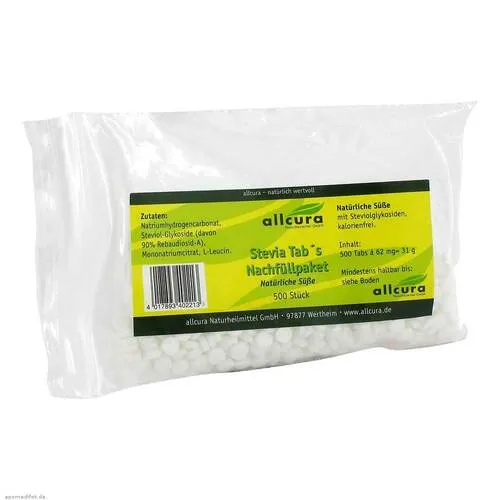 Stevia Tabs Tabletten Nachfüllpackung 31 g