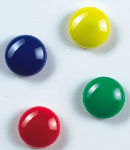 Zeller 12 Magnete farbsortiert Ø 2,0 x 0,9 cm