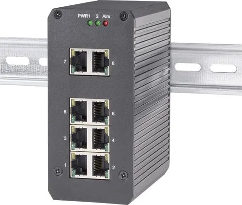 Renkforce GSHS800 Ethernet Switch - Ethernet Switch für zuverlässige Netzwerkverbindungen, ideal für Heim- und Büronetzwerke
