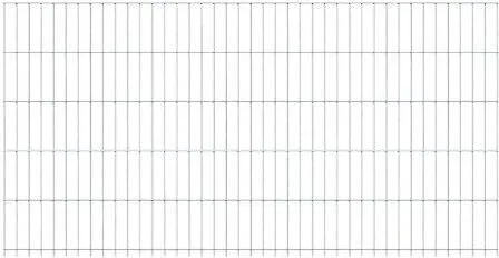 Doppelstab-Gittermatte 2000 mm x 1200 mm - Feuerverzinkt - Gartenzäune | Langlebiger Doppelstabmattenzaun aus feuerverzinktem Stahl, ideal für zuverlässige Einzäunung und optimalen Korrosionsschutz.