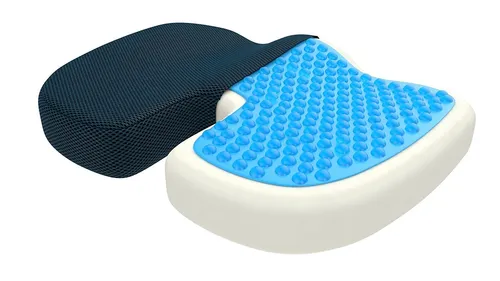 bonmedico Sitzkissen orthopädisch Memory Foam Gel Steißbeinkissen Ergonomisches