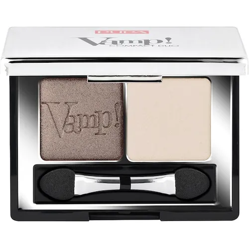 PUPA-Milano Augen LidschattenVamp! Compact Eyeshadow Duo No. 006 Brown Vanilla 2,2 g