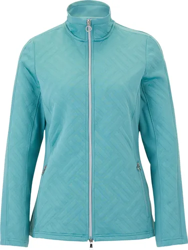 Joy Sportswear Jacke DARYA reef water, 40 - Funktionsjacke mit sportlichem Stehkragen, schnelltrocknend und ideal für aktive Freizeitgestaltung, dank Materialkombination aus Polyester und Elasthan.