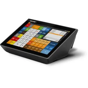 primasello Registrierkasse X340, anthrazit mit 3 Jahre TSE Lizenz - Card-Reader für Einzelhandel und Gastronomie, ausgestattet mit einem 25,7 cm Touchscreen und leistungsstarkem Thermodrucker für effiziente Kassiervorgänge.