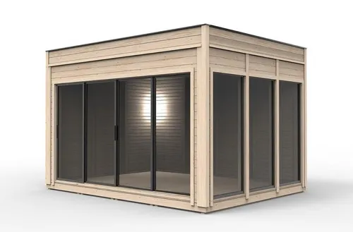 Mini Haus Gartenhaus Holzhaus für Camping und Freizeit - Produktart: Gartenhaus aus hochwertigem Kiefernholz, ideal für den Einsatz im Freien. Mit 3 Fenstern und 1 Tür bietet es viel Licht und Stauraum. Perfekt für entspannte Stunden im Garten oder beim Camping.