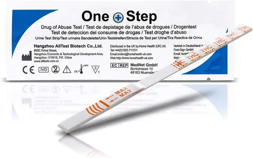 One+Step Drogen-Schnelltest THC - Urintest mit hoher Sensitivität, 5-tlg.