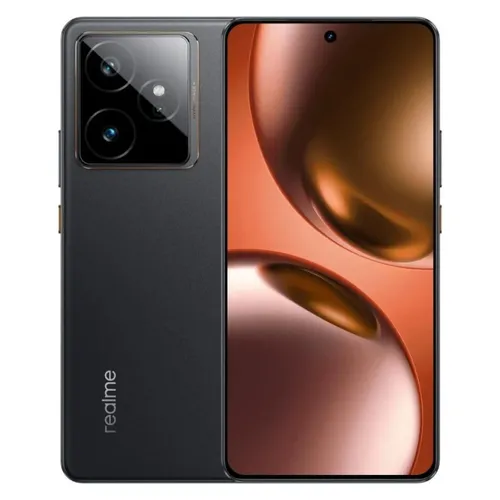 realme GT 7 5G Smartphone - 12GB RAM, 256GB, Dual SIM, Black - Smartphone mit 12GB RAM und 256GB Speicher, 50 MP Kamera und 5G-Konnektivität für blitzschnelle Downloads und beeindruckende Fotografie.