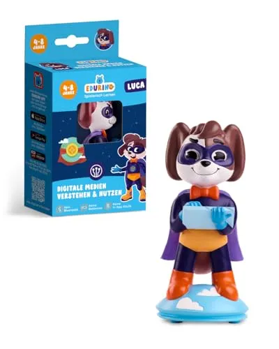 Edurino Lernspielzeug Hero Luca - Digitale Medien verstehen - Lernspielzeug für Kinder ab 4 Jahren, fördert den sicheren Umgang mit digitalen Medien und macht Lernen bunt und spielerisch.