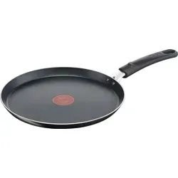 Tefal Crêpespfanne "Easy Cook & Clean" - Ø 25 cm, Schwarz - Pfanne mit langlebiger Antihaftbeschichtung und Temperaturanzeiger 'Thermo-Spot' für perfekte Crêpes, ideal für Elektro- und Ceranherde.