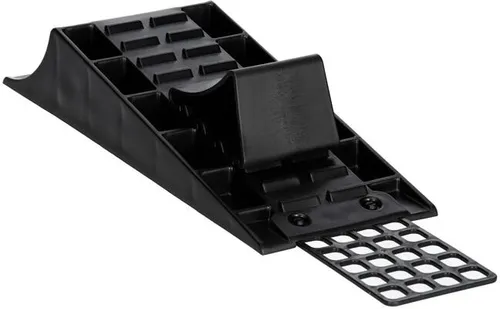 Froli Auffahrkeil Set für Wohnmobile - Ausgleichskeile für Wohnmobile, 3-teiliges Set mit Standardkeil, Parkstopper und Auffahrhilfe für stabilen Stand und Höhen-Ausgleich bis 8.000 kg.