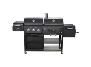 El Fuego 4 in 1 Arizona AY0534 Gasgrill Kombigrill - Vielseitiger Kombigrill für Holzkohle und Gas, ideal für große Anlässe. Mit Infrarotbrenner für perfektes Angrillen und präzise Temperaturkontrolle.