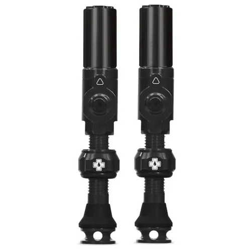 Muc Off Tubeless Valves Big Bore Hybrid 45 mm - Fahrradventil - Innovative Tubelessventile für Downhill und Mountainbikes; Farbe: Schwarz, Größe: 45 mm; ideal für eine optimale Luftdichtheit und einfache Montage.