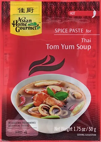 Asian Home Gourmet Suppenmix Tom Yum, 6er Pack (6 x 50 g)