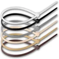world-trading-net Kabelbinder-Sortiment 120-Teilig 48x300mm Beige