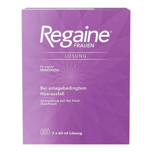 Regaine Frauen Lösung mit Minoxidil 180 ml - rezeptfreie Haarwuchs Behandlung, fördert das Haarwachstum und stärkt dünner werdendes Haar