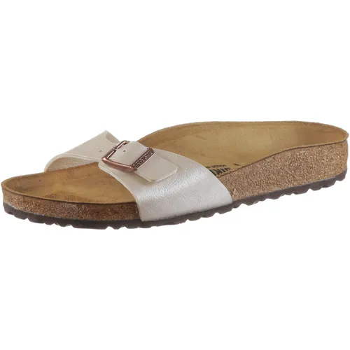 Birkenstock MADRID Sandalen Damen in graceful pearl white, Größe 42 FS 2024