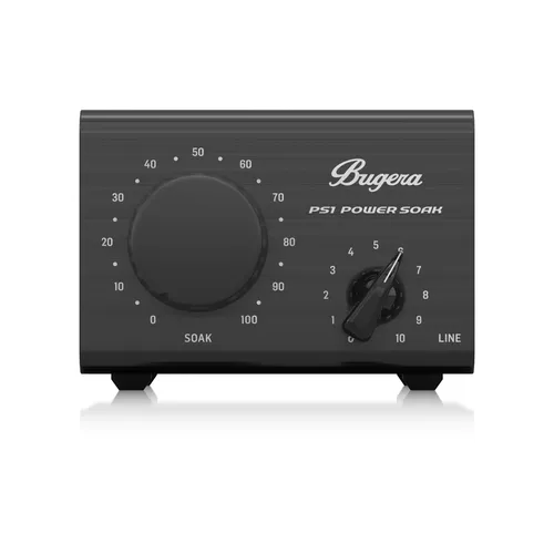 Bugera PS1 Power Soak - Loadbox für Gitarrenverstärker mit 100 Watt Leistung, ideal für lautstärkereduzierte Sessions und Recording dank Mikrofon-Simulation.