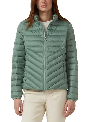 s.Oliver Leichte Steppjacke mit Packfunktion - Schicke Steppjacke im Slim Fit, ideal für Outdoor-Aktivitäten. Leicht, mit praktischer Packfunktion und Innentasche – perfekt für unterwegs!