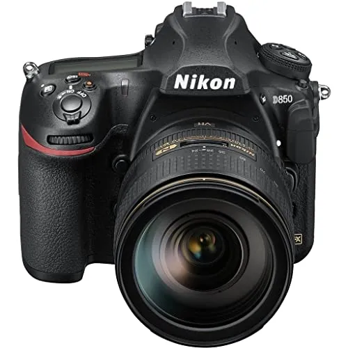 Nikon D850 Kit AF-S 24-120 mm 1:4G ED VR - 45,7-Megapixel Spiegelreflexkamera, präziser Autofokus und 4K-Video für professionelle Aufnahmen