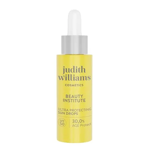 Judith Williams Ultra Protecting Sun Drops SPF 50 - Gesichtsseren mit intensivem UVA- und UVB-Schutz, pflegt die Haut und sorgt für einen zuverlässigen Sonnenschutz mit LSF 50.