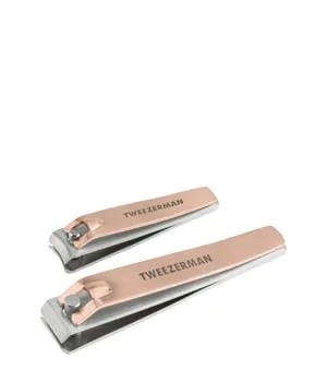 Tweezerman Combo Clipper Set Nagelknipser Set, Rose Gold Nagelknipser 1 Stk