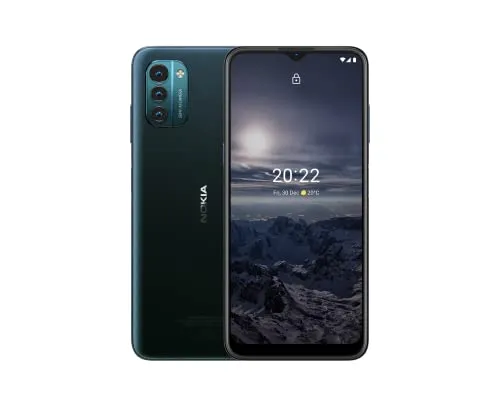 Nokia G21 Smartphone - 6,5 Zoll HD+, 90 Hz, 50 MP Kamera - Simlockfreies Handy mit 5050 mAh Akku für bis zu 3 Tage Laufzeit und 2 Jahre Softwareupdates. Erlebe flüssiges Scrollen mit 90 Hz und beeindruckende Fotos dank der 50 MP Dreifachkamera.