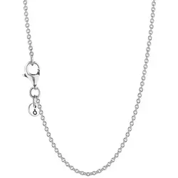 Pandora Kette ohne Anhänger Damenkette silberfarben 90 cm