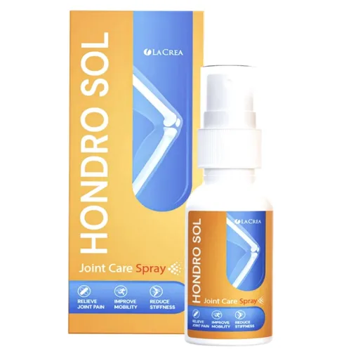 Hondro Sol Spray 50 ml - Innovatives Haarspray ohne synthetische Substanzen, ideal für sanfte Anwendung und schnelle Wirkung auf betroffene Stellen.