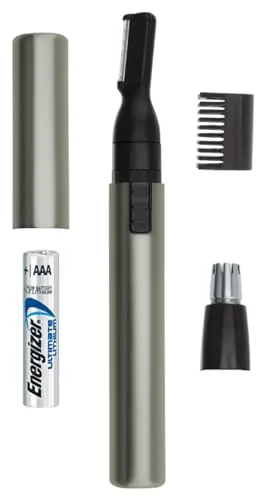 Wahl Micro Lithium Nasenhaartrimmer 3-in-1 - Gesichtshaartrimmer mit kabellosem Lithium-Akku für Flexibilität und einjähriger Nutzung. Abwaschbare Köpfe sorgen für hygienische Anwendung und einfache Reinigung.