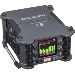 Zoom F6 - Professioneller 6-Kanal 14-Spur MultiTrack Field Recorder, 32-Bit-Technologie und hochwertige Mikrofonvorverstärker für perfekte Podcasts und Filmton