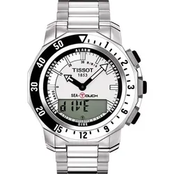 Tissot Herren Analog-Digitaluhr T0264201103100 - Herrenuhren mit 20 bar Wasserdichtigkeit, ideal für Wassersportler, kombiniert stilvolles Design mit innovativen Funktionen wie Kompass und Thermometer.