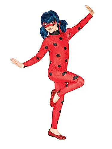 Rubie’s 300134 - Offizielles Marienkäfer-Kostüm mit Augenmaske, für kleine Superhelden ideal zu Halloween und Fasching