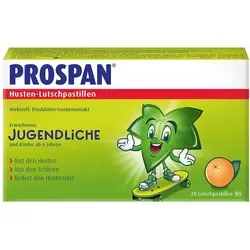 Prospan Husten-Lutschpastillen - Arzneimittel zur Linderung von Husten und Halsbeschwerden, mit 4-facher Efeu-Kraft für das Lösen von zähem Schleim und erleichtertes Abhusten.