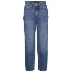VERO MODA VMTESSA HR MOM Jeans RA380 GA - Damenjeans von VERO MODA, hergestellt aus recycelter Baumwolle für nachhaltigen Stil und Umweltschutz.