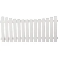 Vorgartenzaun Lightline Tiefbogen 180 x 80 cm - Moderner Kunststoffzaun in Weiß - Gartenzäune: Der LIGHTLINE Vorgartenzaun vereint stilvolles Design mit Langlebigkeit und pflegeleichter Qualität - ideal für eine ansprechende Grundstücksabgrenzung.