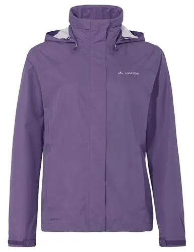 VAUDE Women's Escape Bike Light Jacket, Gr. 34, rosa (mulberry) - Fahrradbekleidung, winddicht, wasserdicht und atmungsaktiv – die perfekte Jacke für aktive Frauen, die auch bei schlechtem Wetter trocken bleiben möchten.