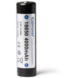 Keeppower Akku Li-Ionen 18650 4000 mAh geschützt P1840C