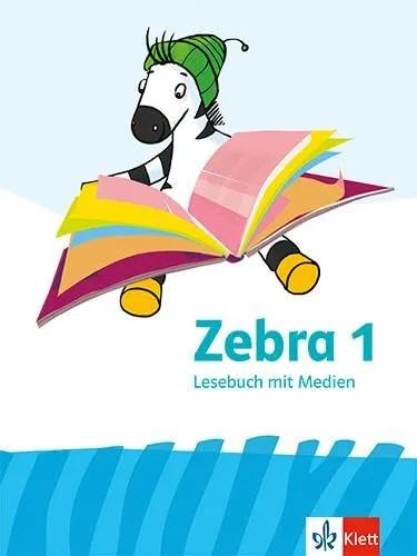 Zebra 1: Lesebuch mit Medien Klasse 1 - Neu ab 2024 - Deutsch Schulbücher für die erste Klasse, fördert das Leseverständnis mit vielfältigen Medien und ansprechenden Inhalten.