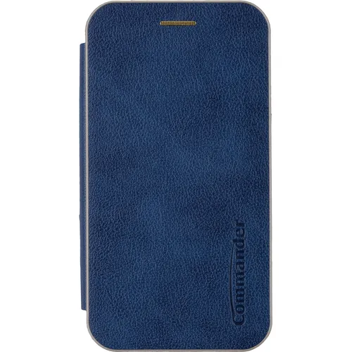 Peter Jäckel COMMANDER CURVE Book Case DELUXE für Samsung Galaxy S22 Elegant Royal Blue (Samsung Galaxy S22+) (19351)