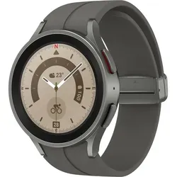 Samsung Galaxy Watch 5 PRO 45mm BT - Smartwatch mit AMOLED-Display, 5 ATM wasserdicht, umfangreichen Gesundheitsfunktionen wie EKG und Blutdruckmessung, ideal für Sportler und Gesundheitsbewusste.