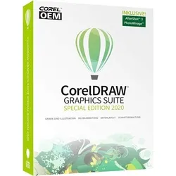 Corel Grafiksoftware DRAW Graphics Suite 2020 Special Edition - Vollversion für Windows zur kreativen Gestaltung von Einladungen, Social Media Bildern und mehr. Enthält zahlreiche Designwerkzeuge und Lernmaterialien für einen mühelosen Einstieg.